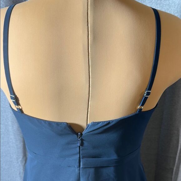 B X Z Elegant Blue Sleeveless Dress - Picture 7 of 12